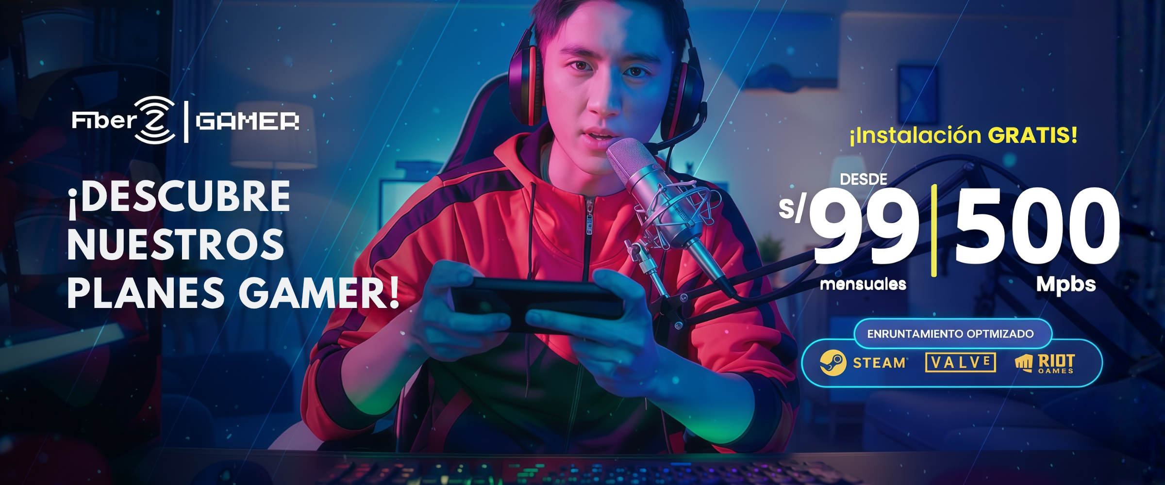 Planes Gamer y Negocios Fiber Z
