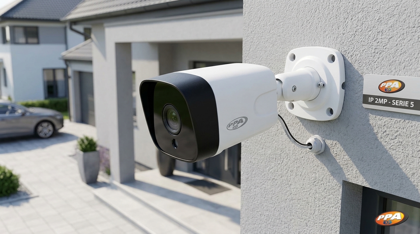 C&aacute;mara de seguridad inteligente 360&deg; Fiber Z instalada
