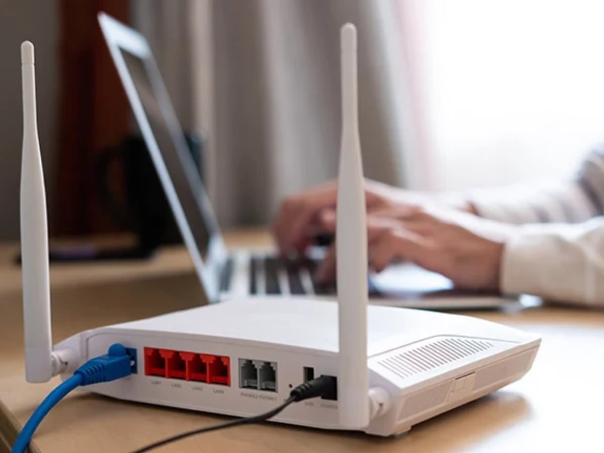 Router Huawei de fibra óptica